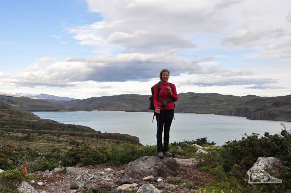 O belo lago Nordenskjold, no Parque Nacional Torres del Paine, no sul do Chile